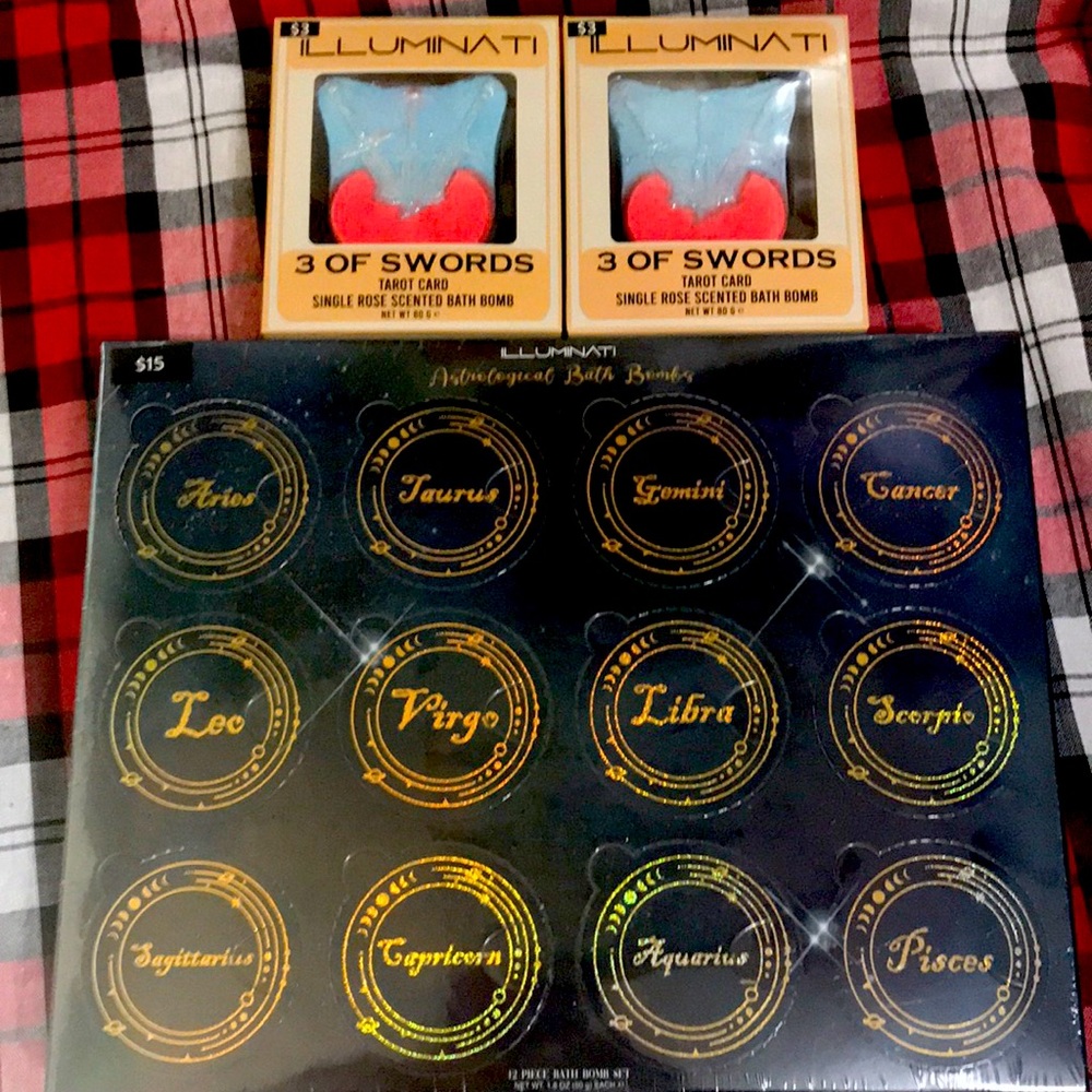Illuminati Bath bomb set